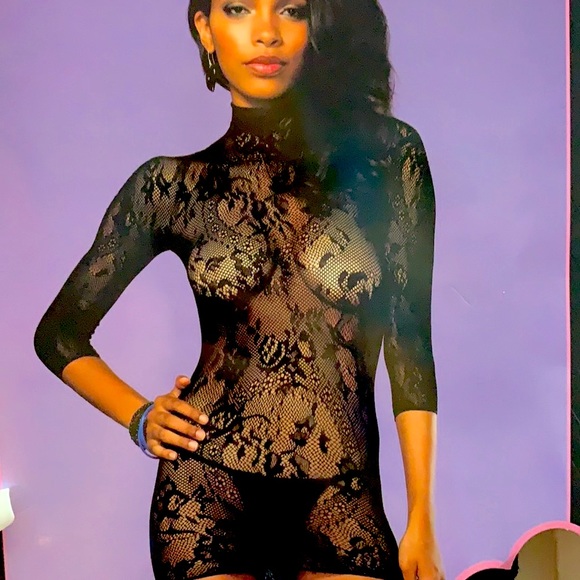 Leg Avenue floral lace mini dress